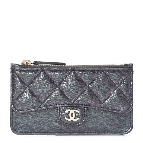 chanel zip around card holder|Chanel card holder with flap.